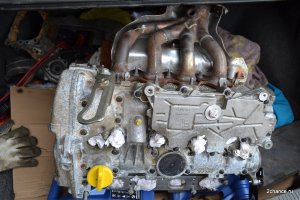 Двигатель контрактный K4M 858 Renault 1.6 V16 2011 года 