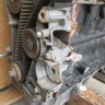 Двигатель контрактный Z16XE1 Опель Астра H - отломана часть задней крышки механизма ГРМ