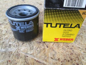 Фильтр масляный TUTELA Weber 80 M20x1.5 (новый) 