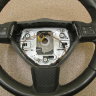 Вид рулевого колеса Опель Астра Н с кнопками в карбоновой пленке