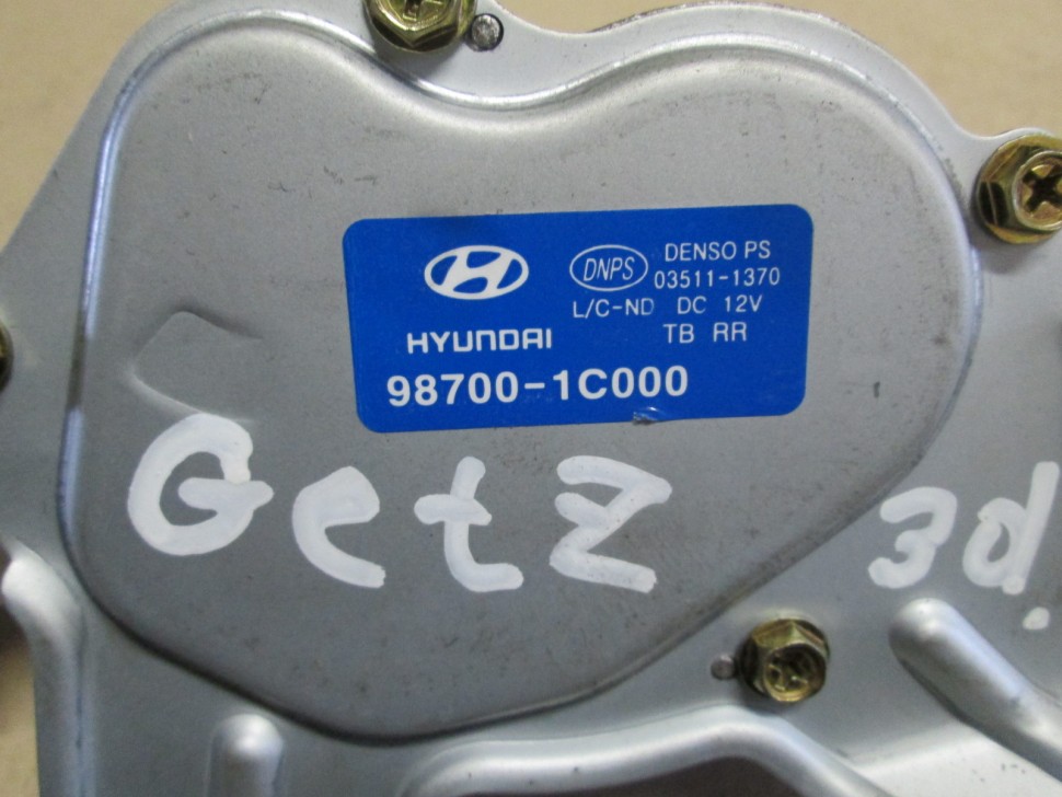 Купить моторчик стеклоочистителя задний 987001c000 hyundai getz 2002 ...