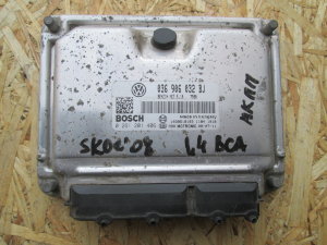 Блок управления двигателем 036906032BJ Skoda, VW (1,4 BCA)