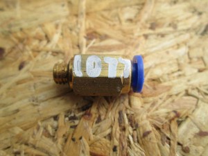 Фитинг прямой М10, наружная резьба
