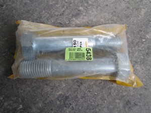 Болт рессоры Mansons M30150 BPW (комплект)